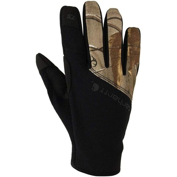 Carhartt Men's Black/Camouflauge Work Flex Touch Screen equipped Glove large - Picture 2 of 9